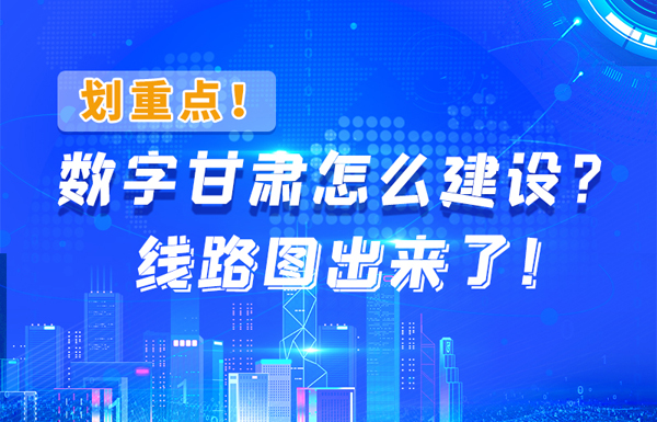 圖解|劃重點(diǎn)！數(shù)字甘肅怎么建設(shè)？線(xiàn)路圖出來(lái)了！