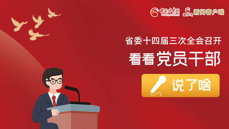圖解|事關(guān)甘肅省委十四屆三次全會，黨員干部這么說！