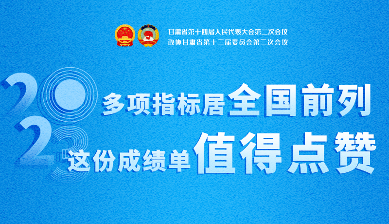 【聚焦2024甘肅兩會(huì)】3D海報(bào)|多項(xiàng)指標(biāo)居全國(guó)前列！甘肅這份成績(jī)單值得點(diǎn)贊