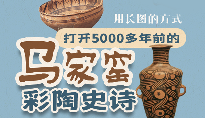 用長圖的方式，打開5000多年前的馬家窯彩陶史詩